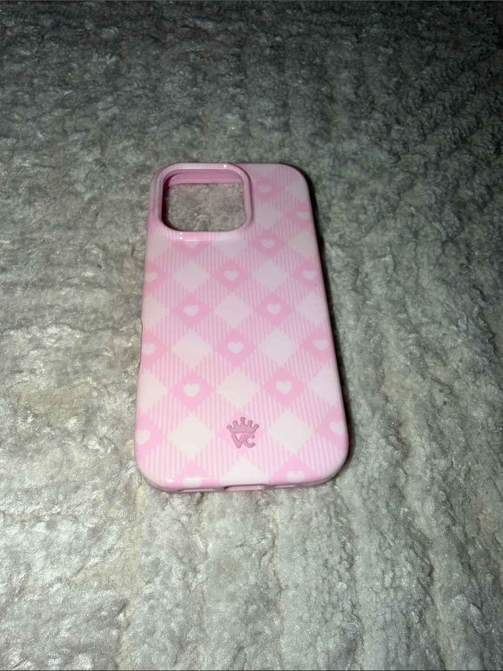 Velvet Caviar Pink Heart Pattern Phone Case - MagSafe Compatible IPhone 16 Pro